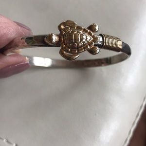 St. John Bracelet Co  Sterling/Gold Hook Bracelet